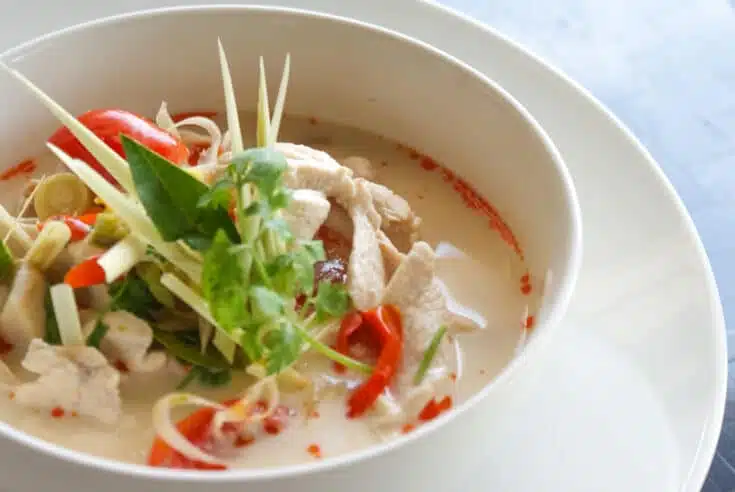 Thai Chicken and Coconut Soup (Tom Kha Gai) Recipe