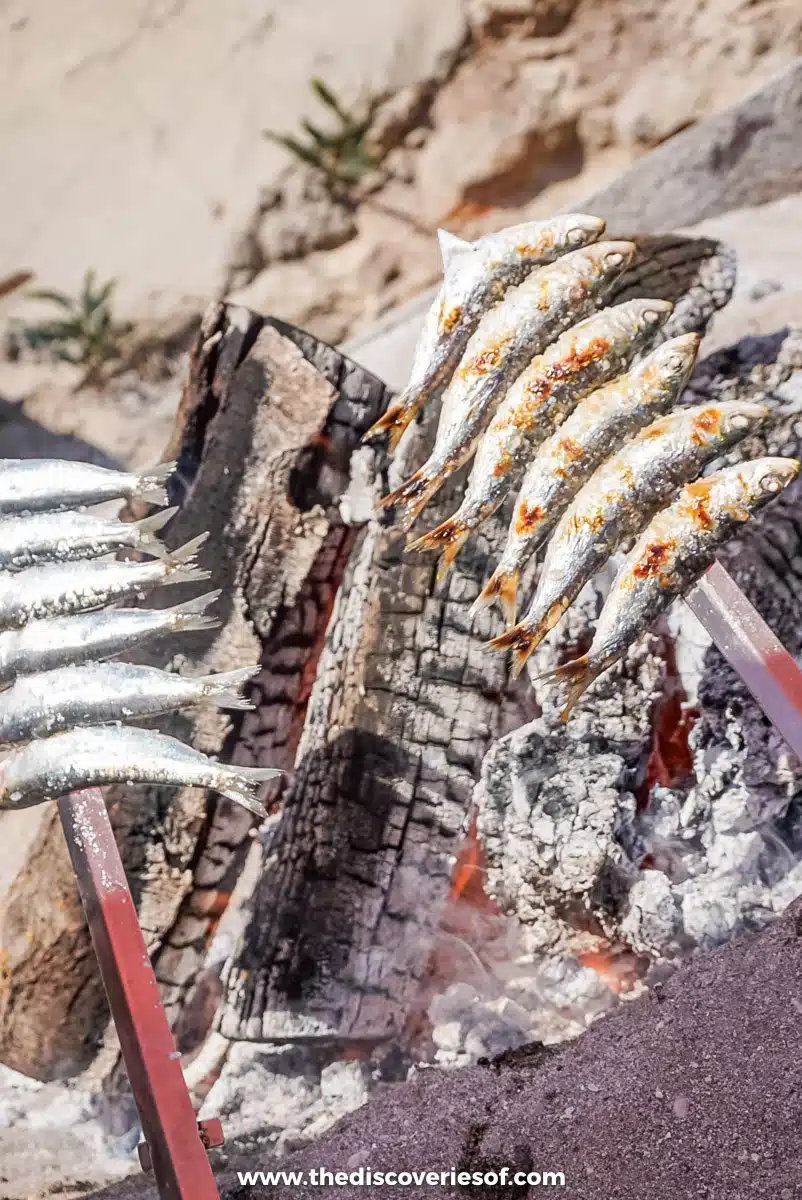 Barbecued sardines, Andalucian style