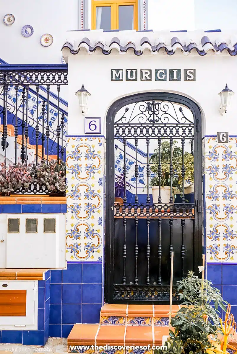 Tiled entrance, Mojacar