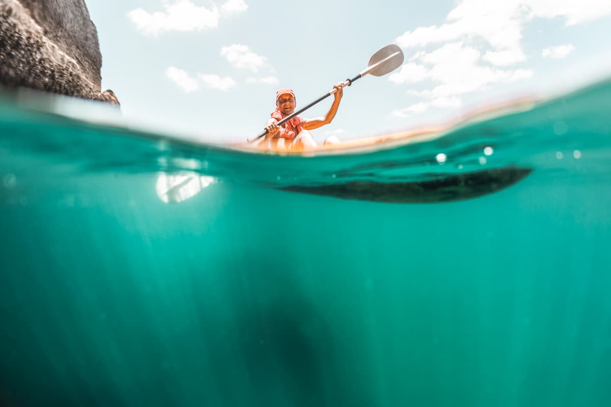 Kayaking in the Sea Croatia