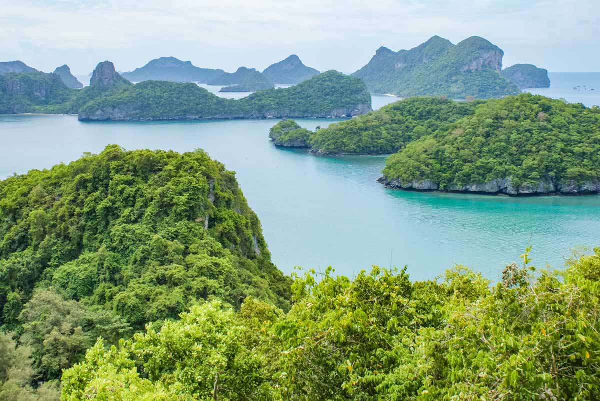 Islands in the Gulf of Thailand