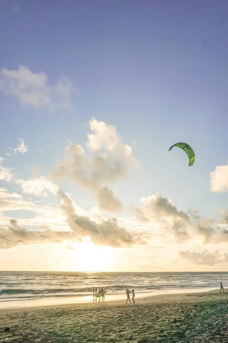 Kitesurfing Echo Beach