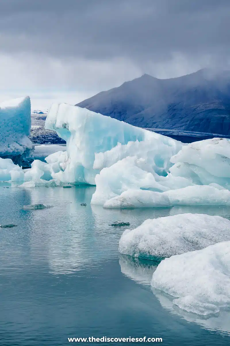 Closeup of iceberg