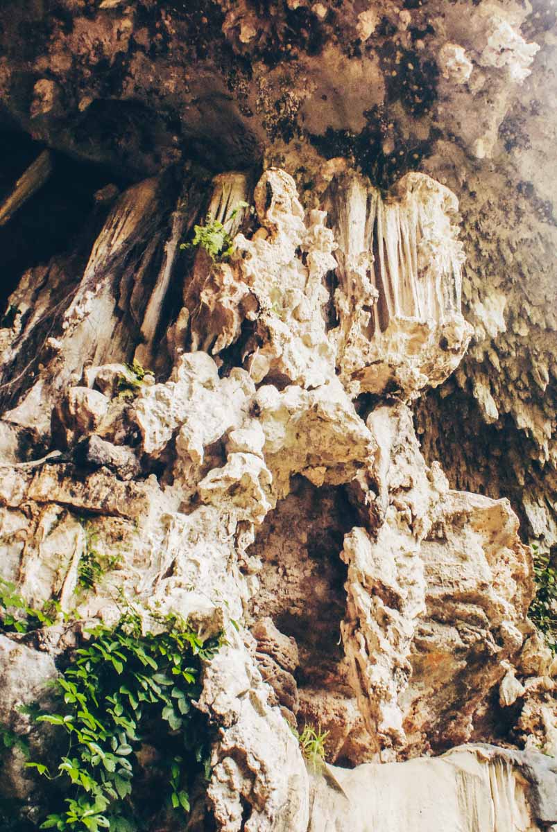 Cliffs in railay up close