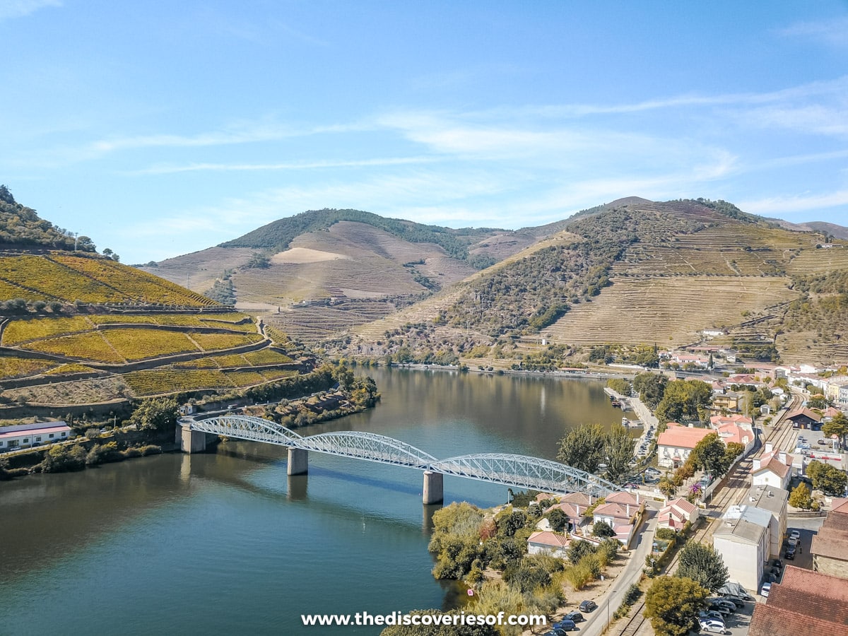 Aerial view of the Douro River