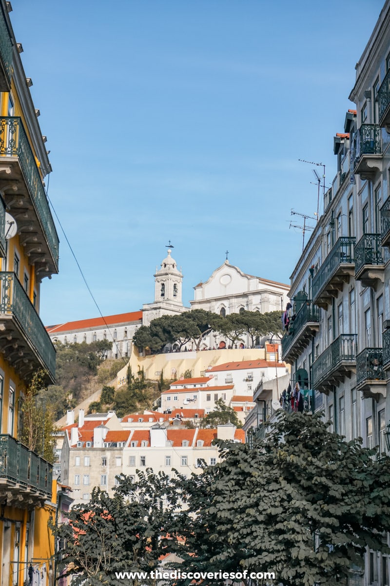 Views in Mouraira Quarter Lisbon