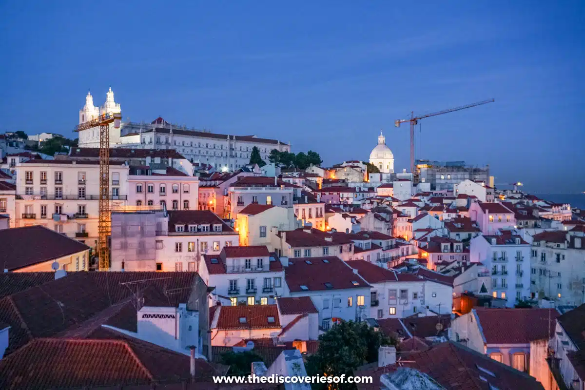 Views of Alfama from Portas do Sol