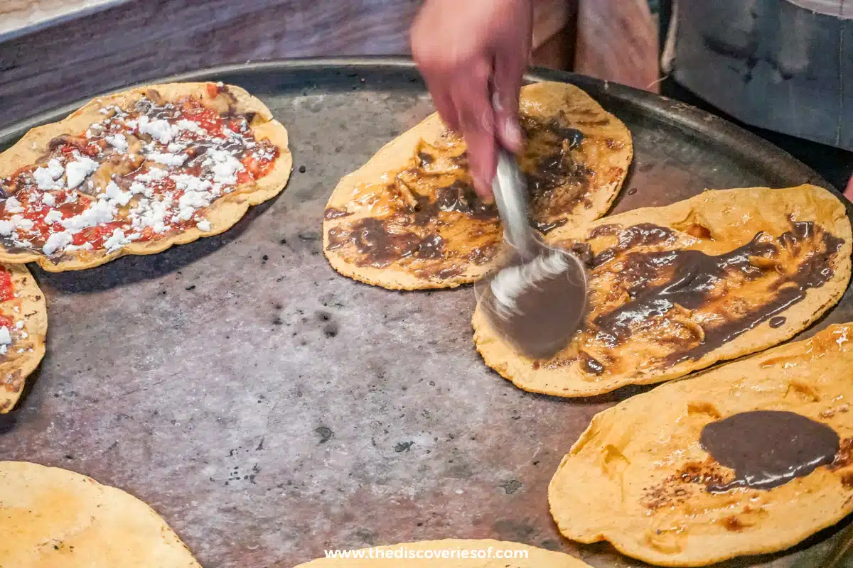 Making food at the mercado abastos 