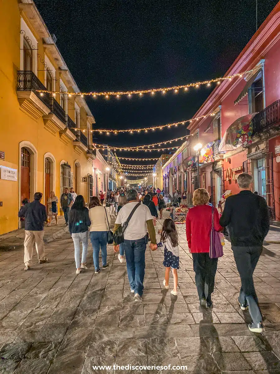 Oaxaca at night