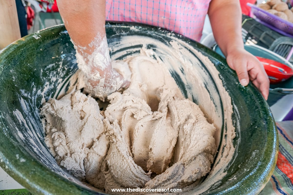 Making tejate in Oaxaca