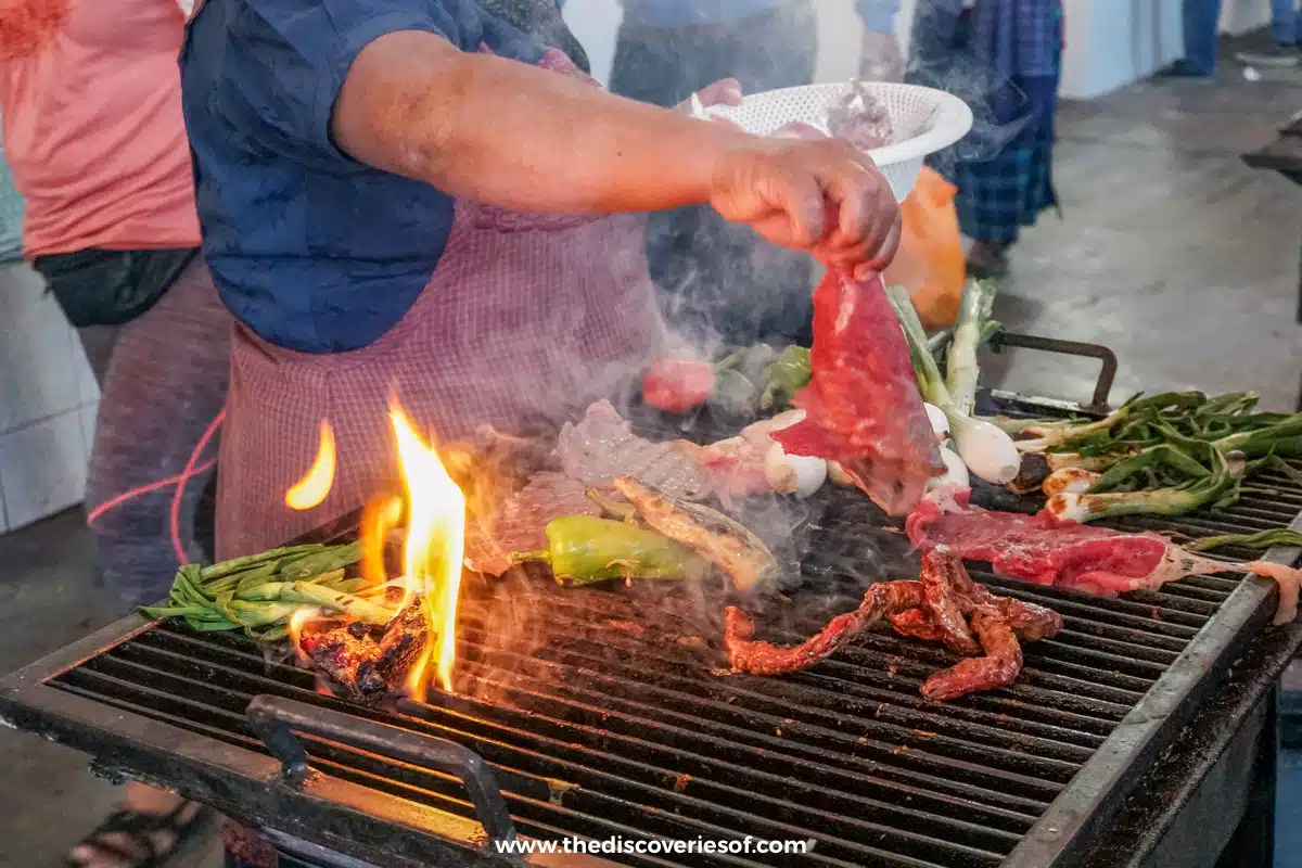 Grilling meats