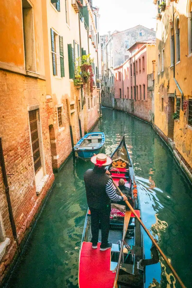 Gondolier in Venice