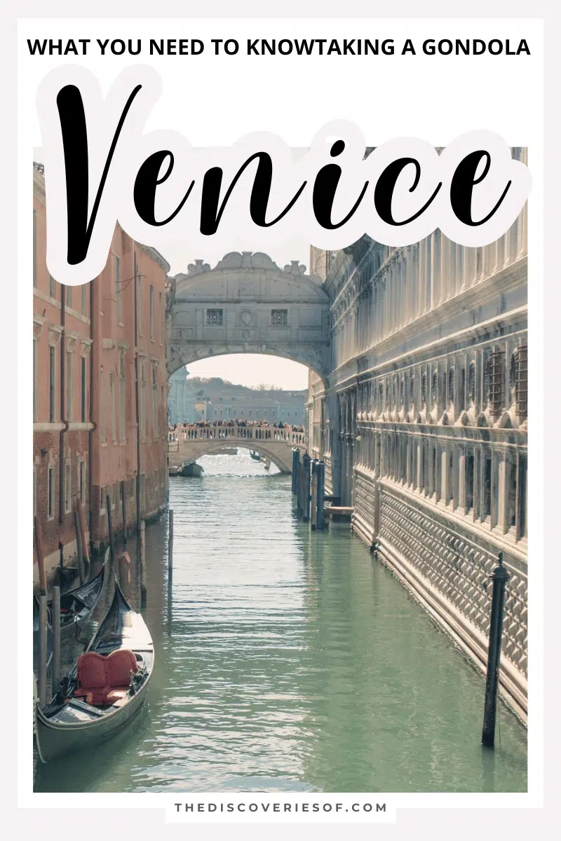 Taking a Gondola in Venice: What You Need to Know