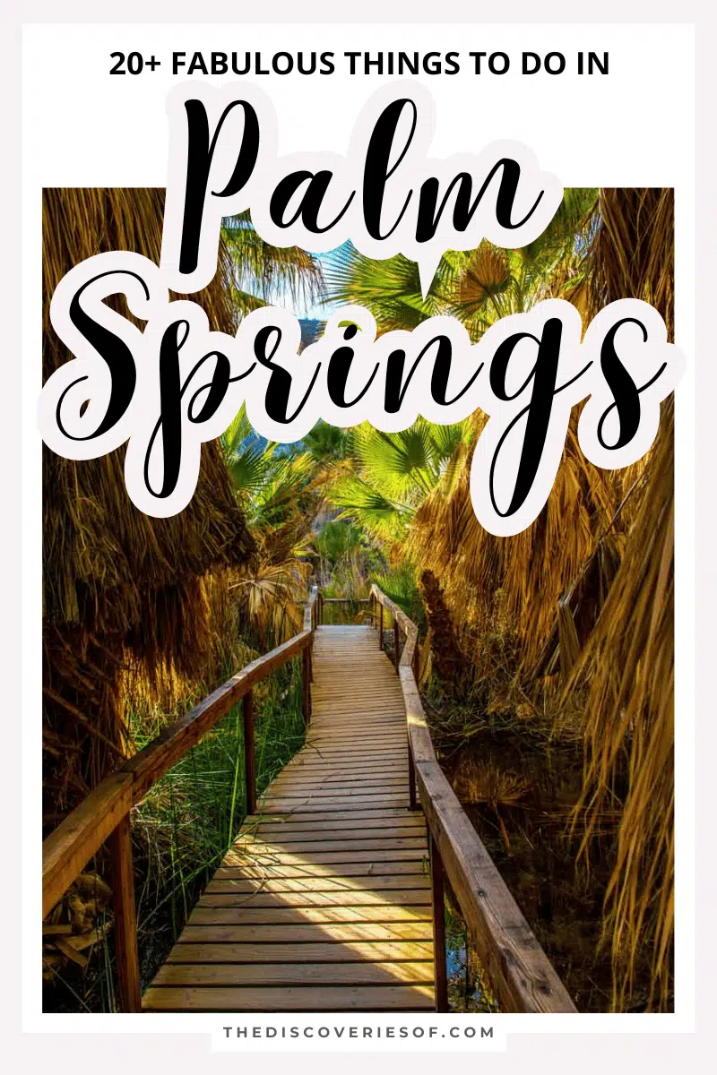 20+ Fabulous Things to do in Palm Springs