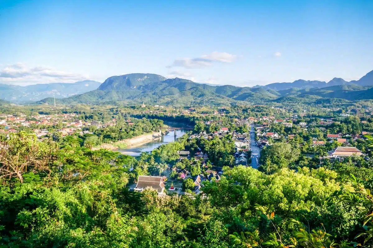 Mount Phousi Laos