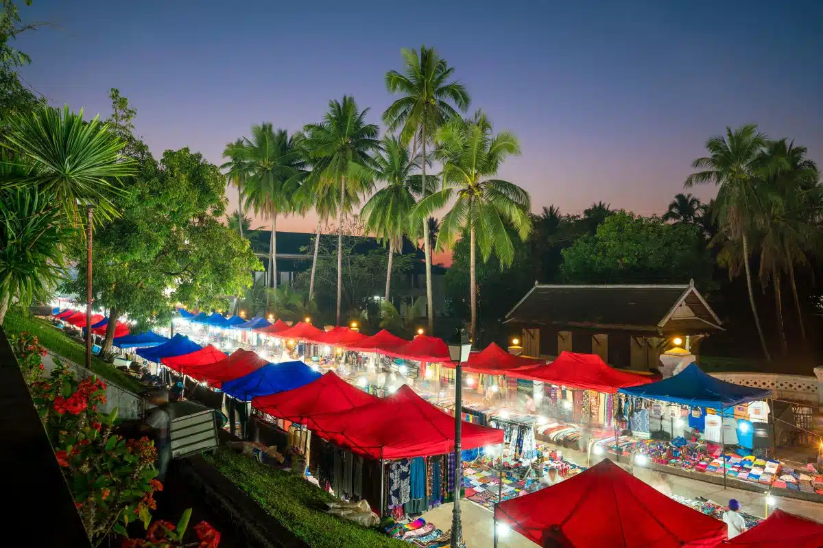 Night Market Laos