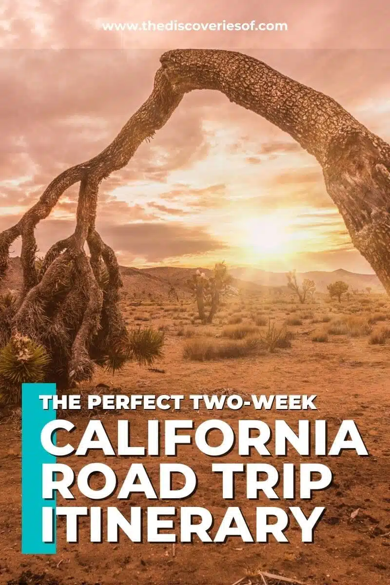 2 Week California Road Trip Itinerary