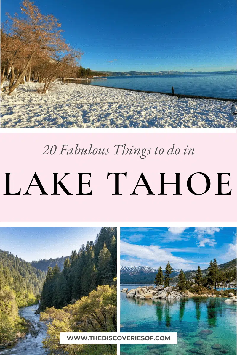 20 Fabulous Things to do in Lake Tahoe