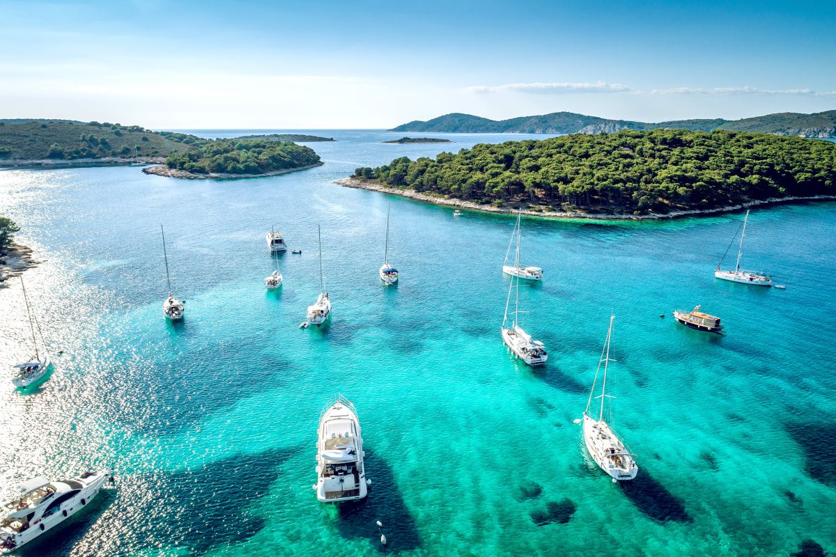 Views of Adriatic islands