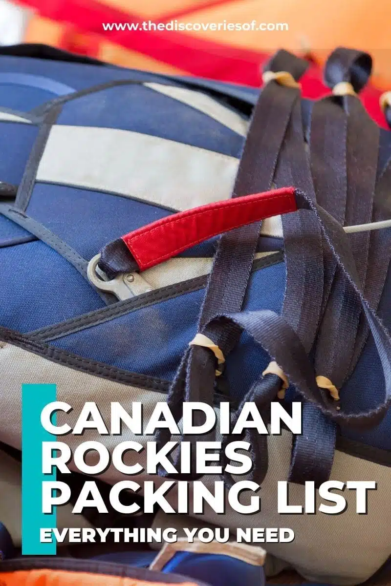 canadian rockies packing list