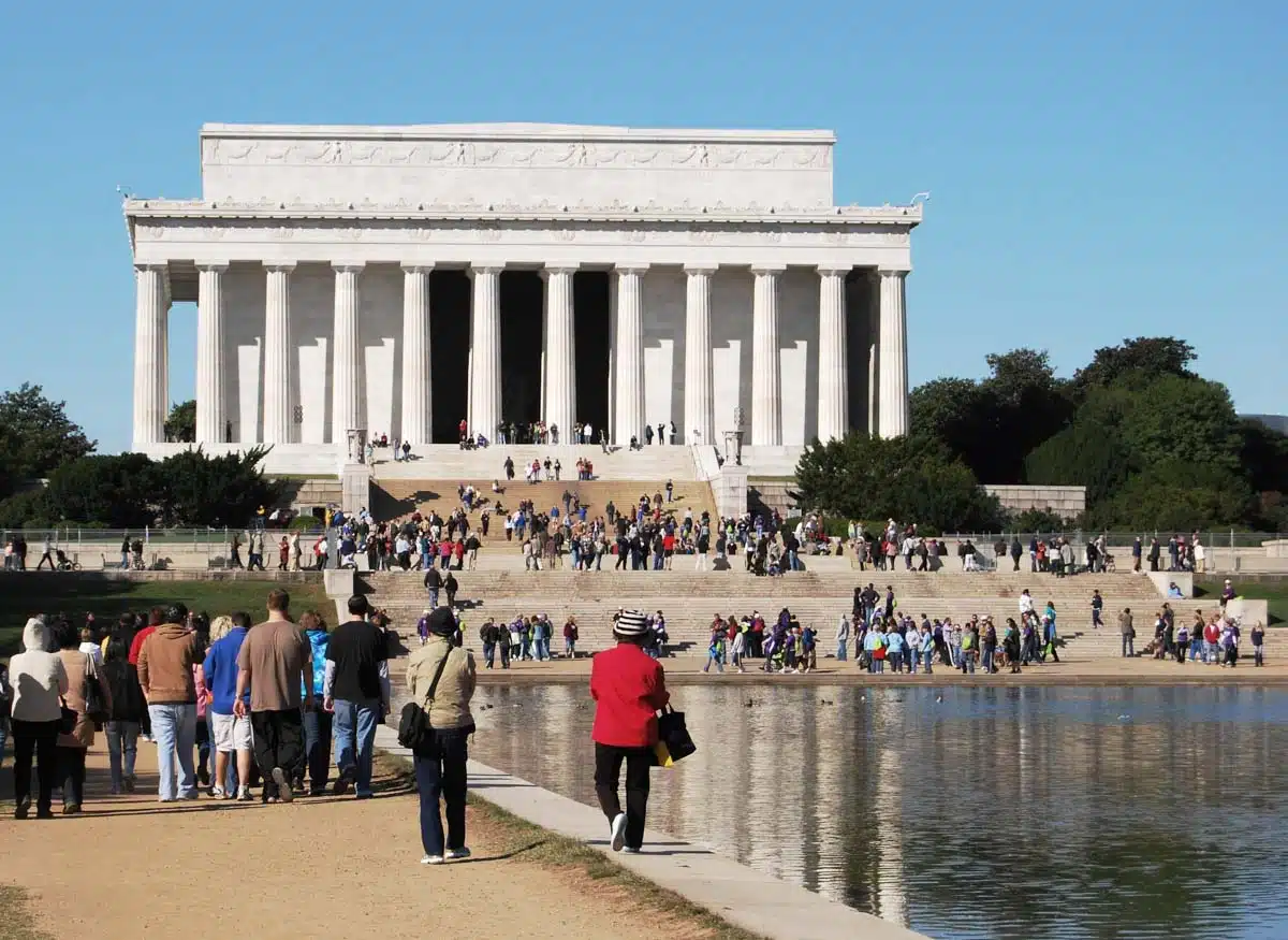 People Watch National Mall Washington