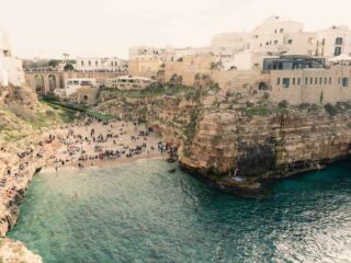 Views of Polignano a Mare Puglia