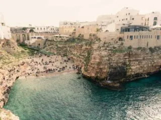 Views of Polignano a Mare Puglia