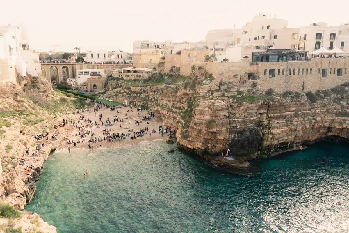 Views of Polignano a Mare Puglia