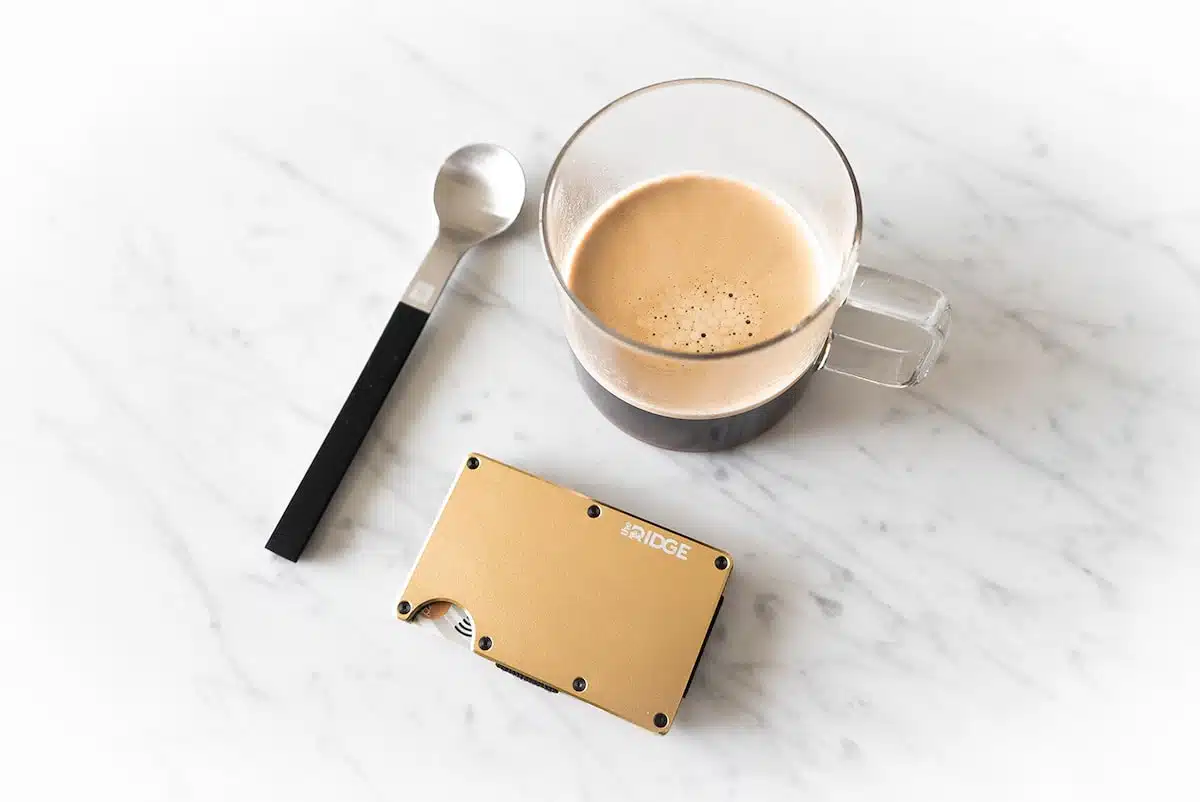 Ridge Wallet Gold