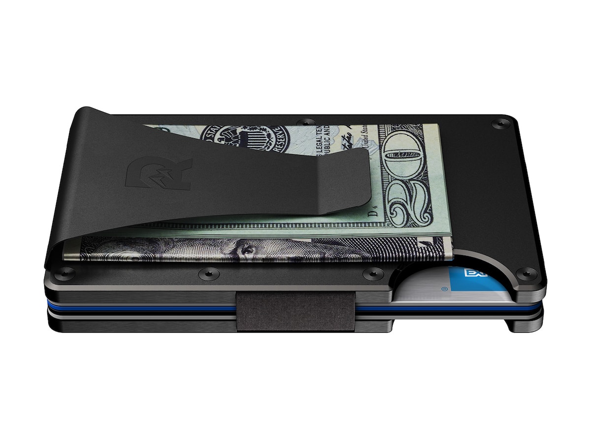 The Ridge Wallet Aluminium Raw Money ClipGeldklammerGeldbörse RFID sicher 