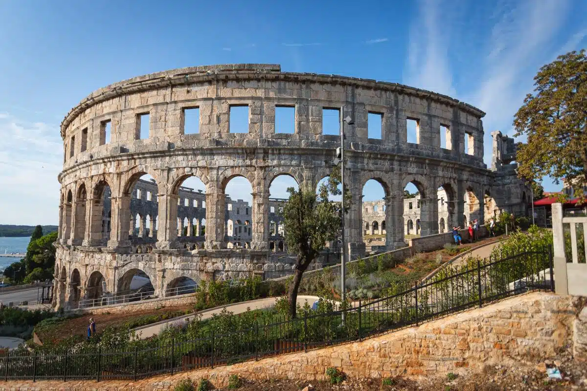 Roman ruins in Pula