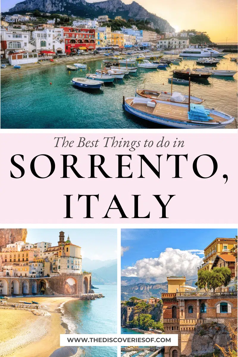 The Best Things to do in Sorrento, Italy