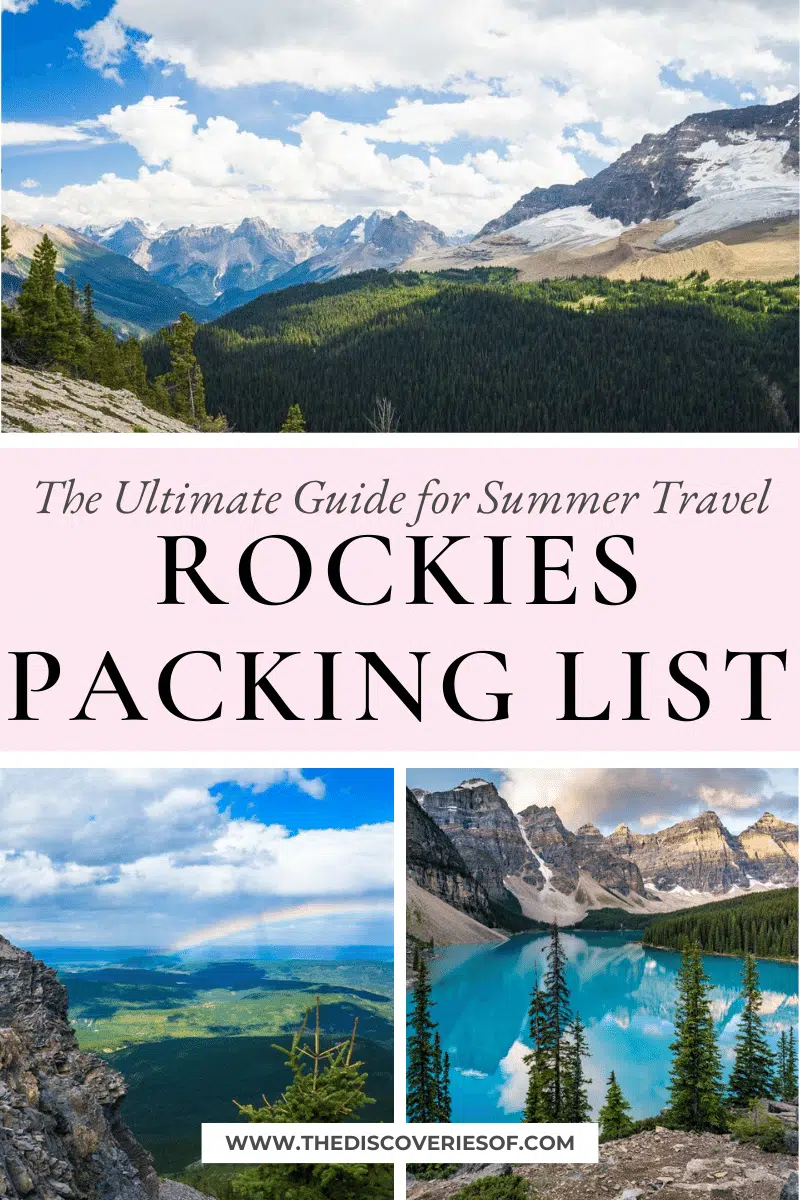 The Ultimate Canadian Rockies Packing List for Summer Travel