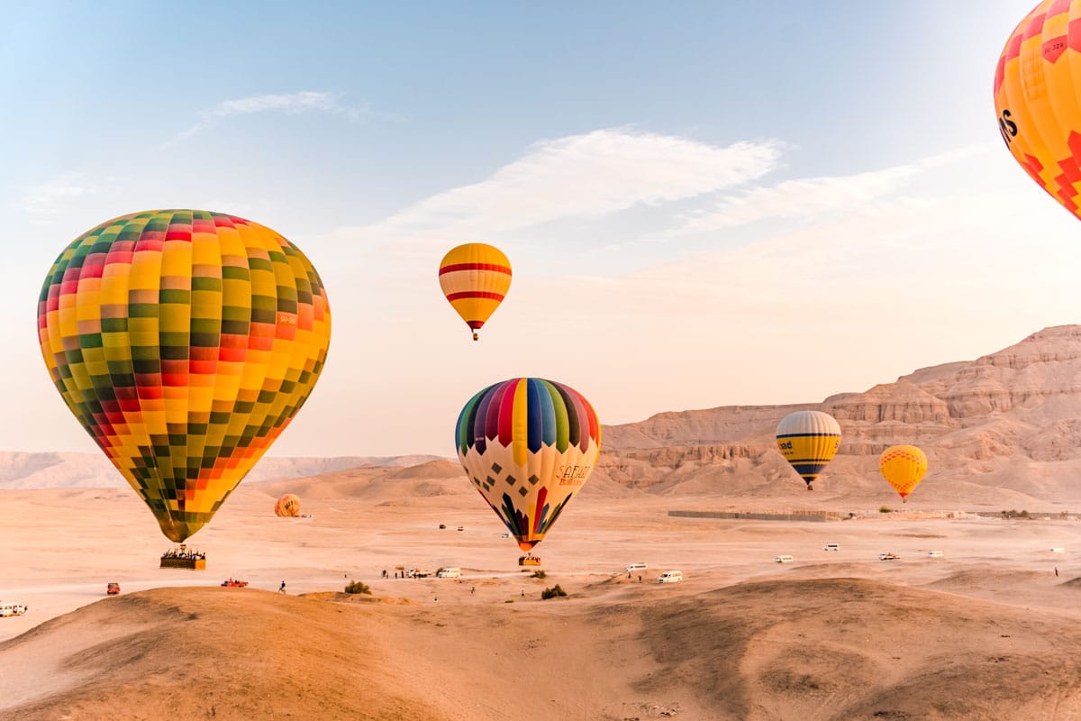 Hot Air Ballooning in Valley of the Kings - Luxor