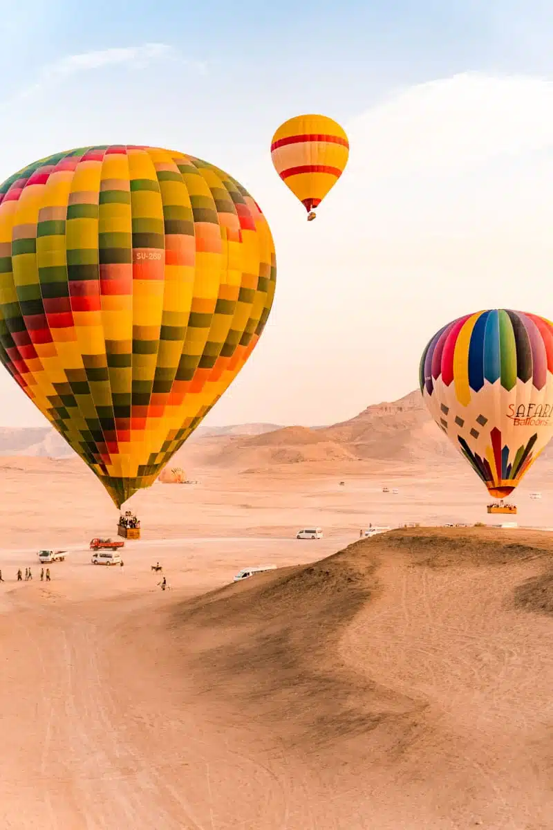 Hot Air Ballooning in Luxor