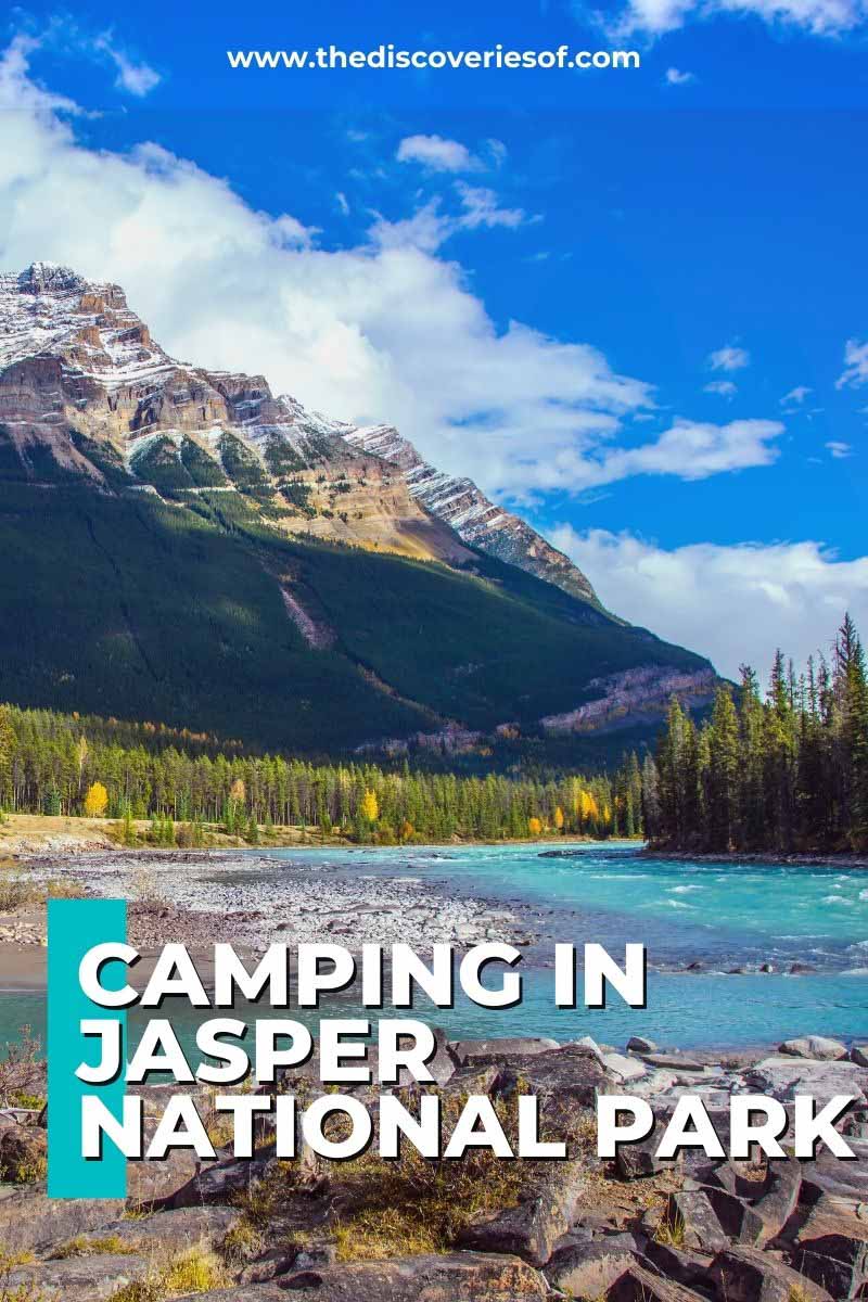 Camping in Jasper National Park Pin