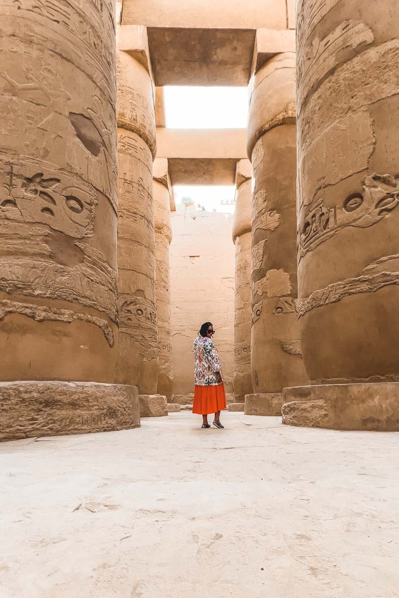 Julianna at Karnak