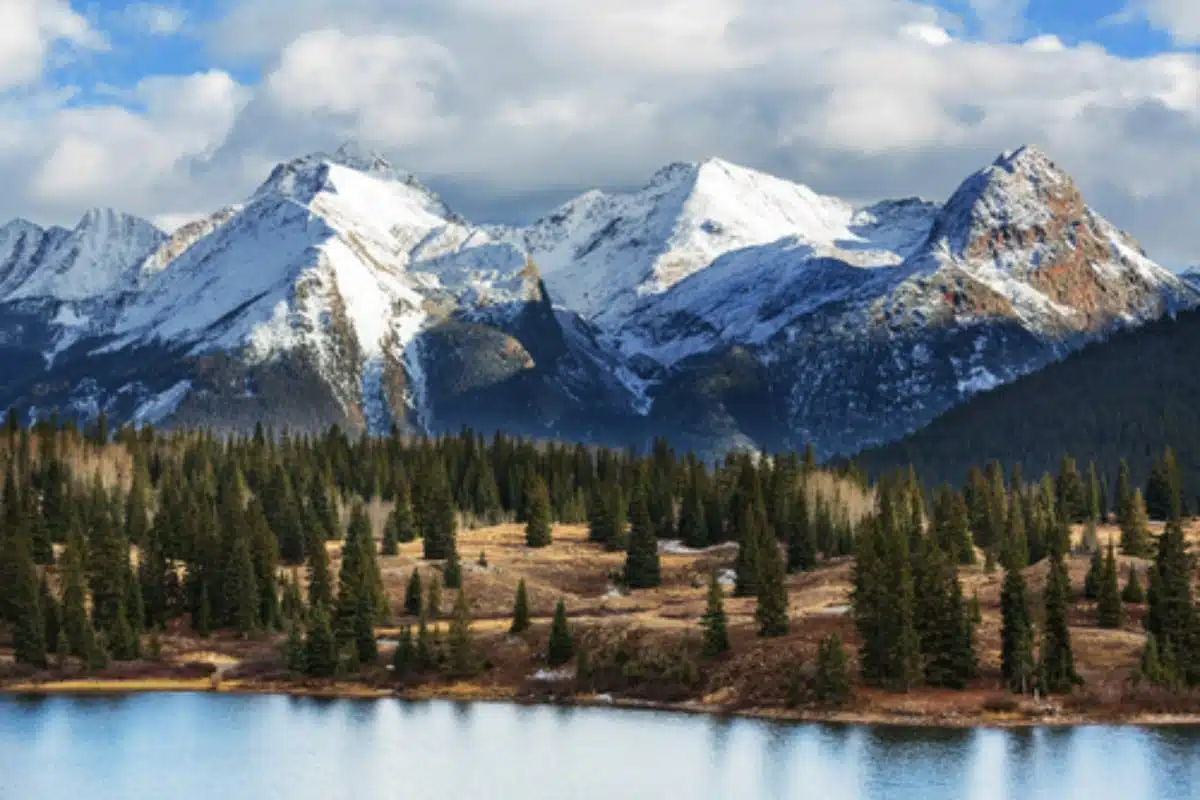 Mountain Landscape in Colorado Rocky Mountains, Colorado, United States.