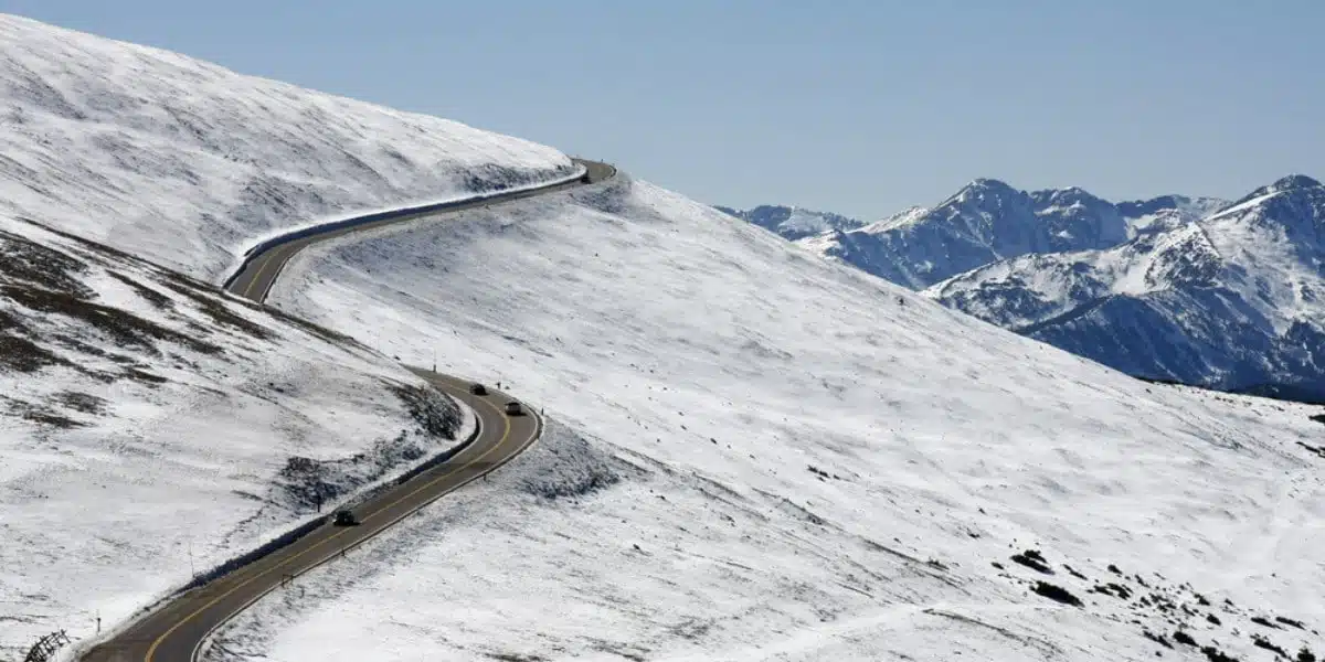Snow Covered Trail Ridge Road, Rocky Mountain National Park