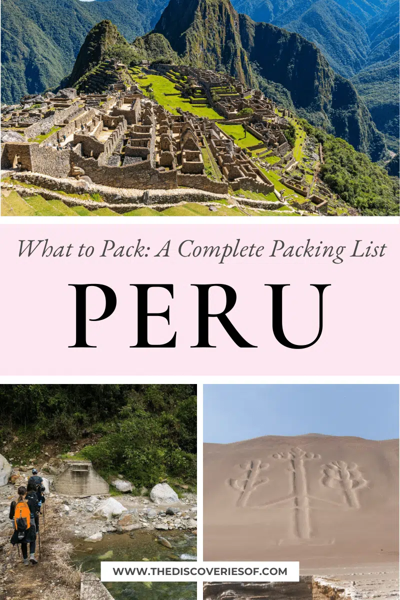 What to Pack for Peru: A Complete Peru Packing List