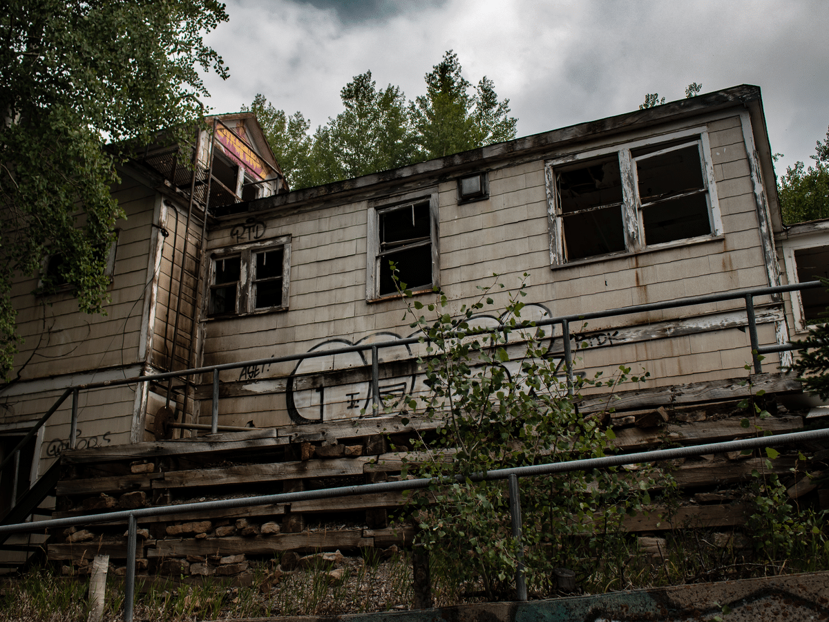 Ghost town of Gilman, Colorado