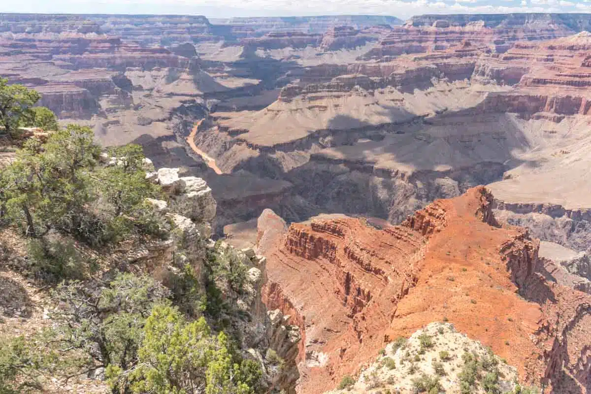 Grand Canyon - South Rim Trail Monument Creek Vista