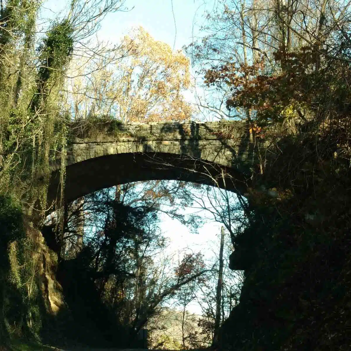 Helen's Bridge in Asheville North Carolina