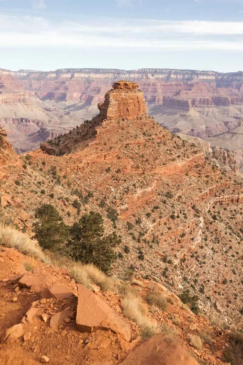 Hiking the South Kaibab Trail to Skeleton Point