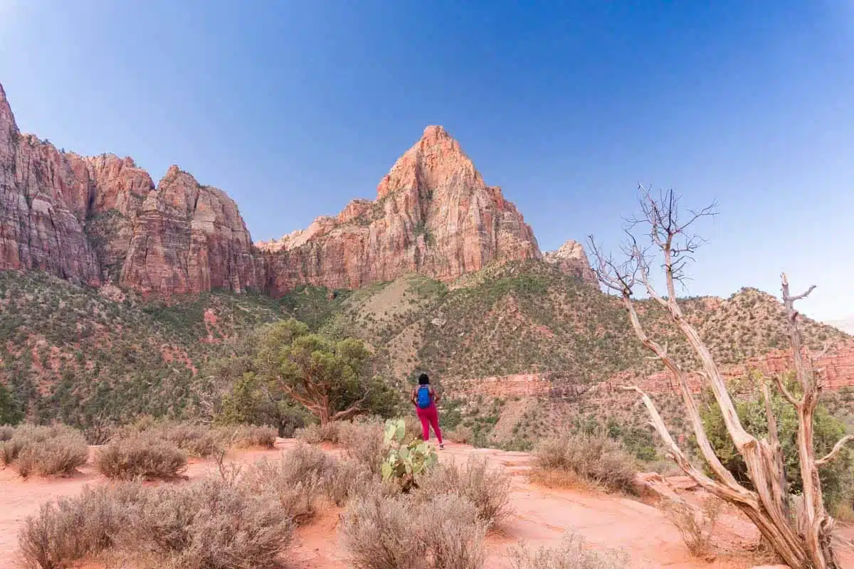 Julianna at Zion National Park - Watchman Trail Hike -1