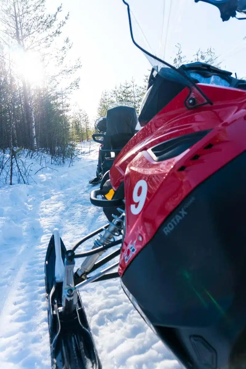 Snowmobiling Rovaniemi-1