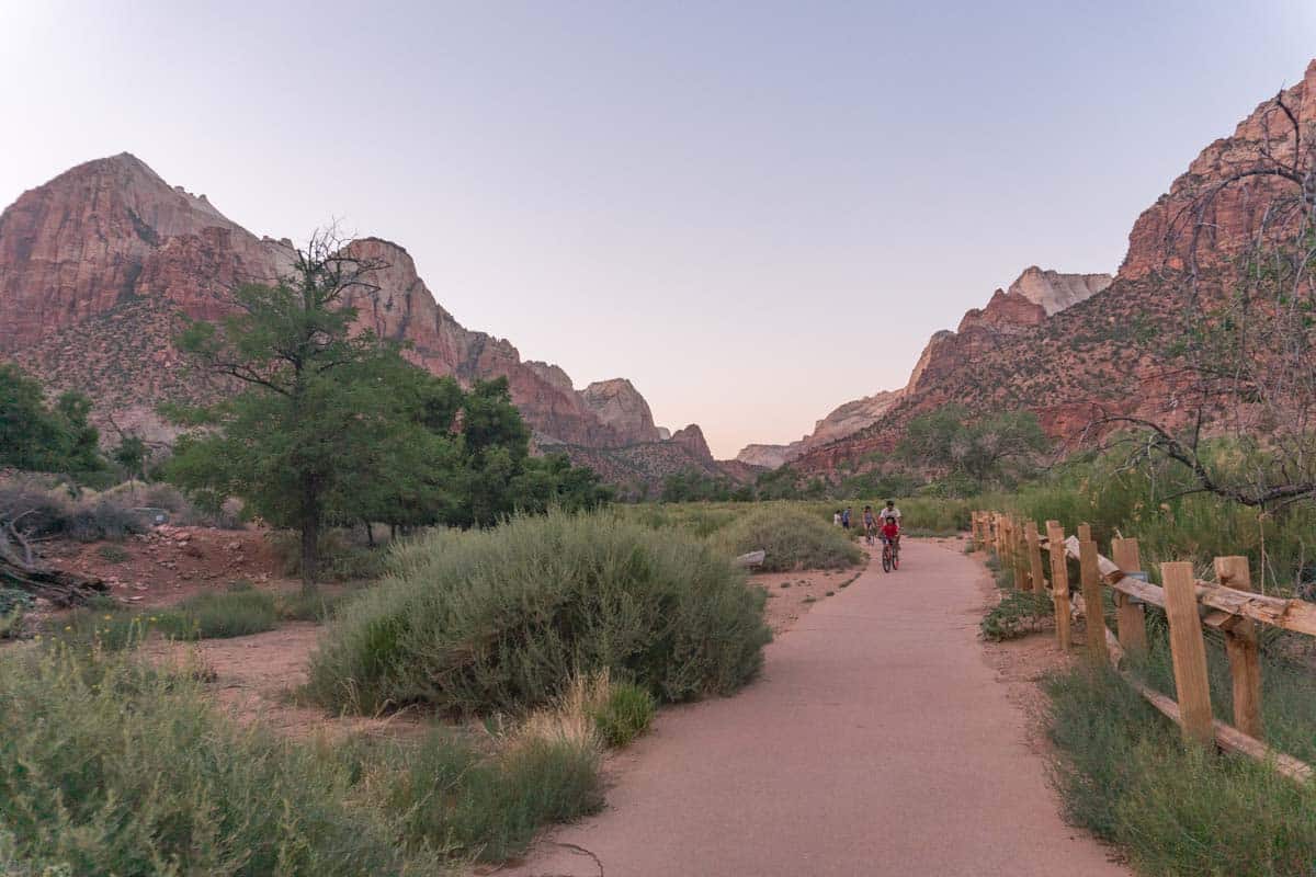 Zion National Park - Pa'Rus Trail Sunset