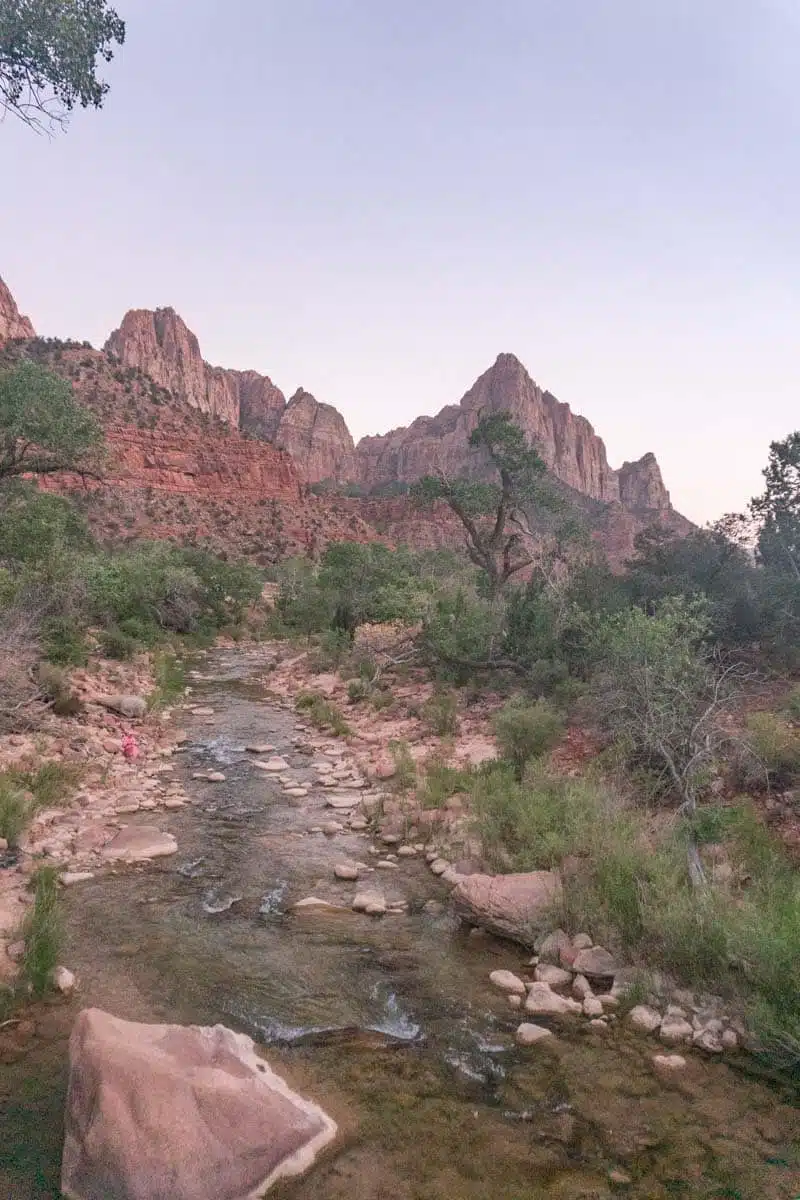 Zion National Park - Pa'Rus Trail Sunset-7