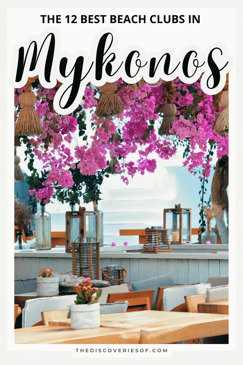 The 12 Best Beach Clubs in Mykonos