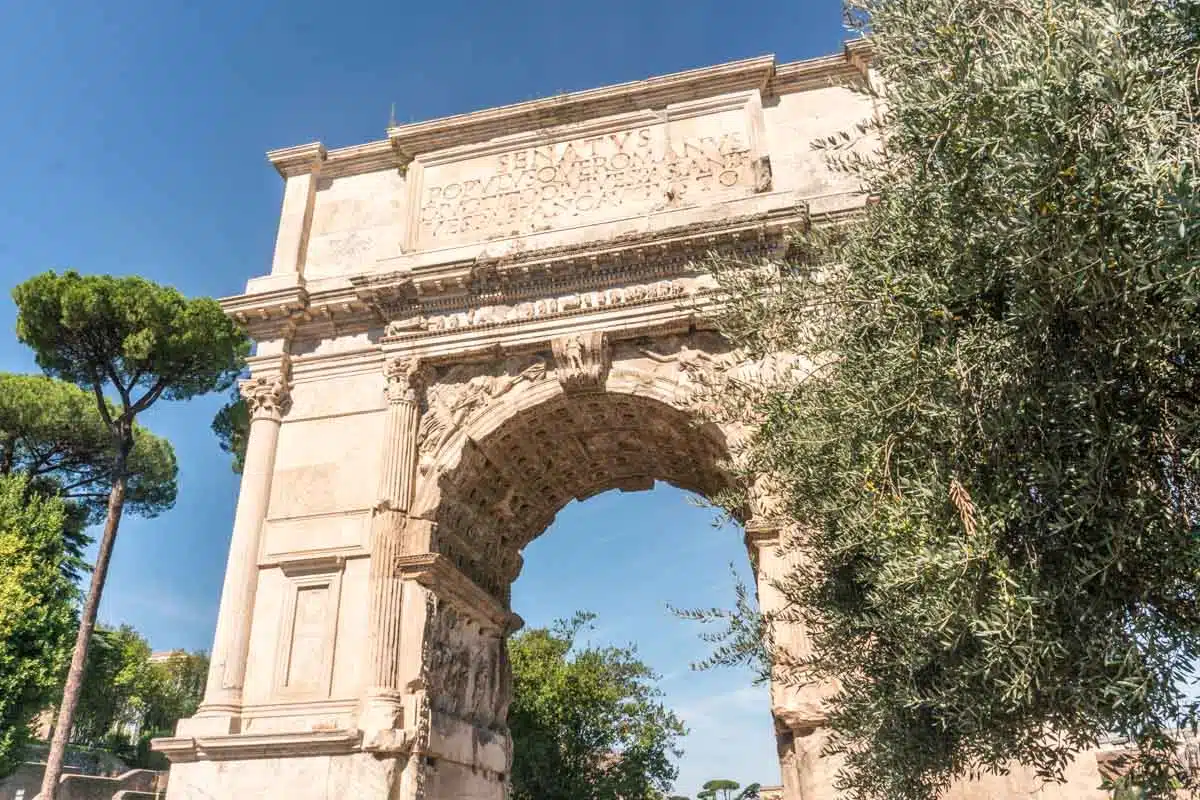Arco de Tito Forum Rome